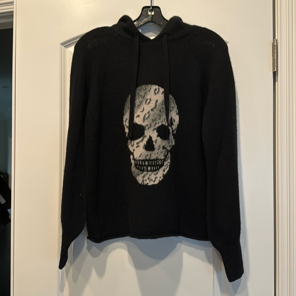Black xs cashmere hoodie
